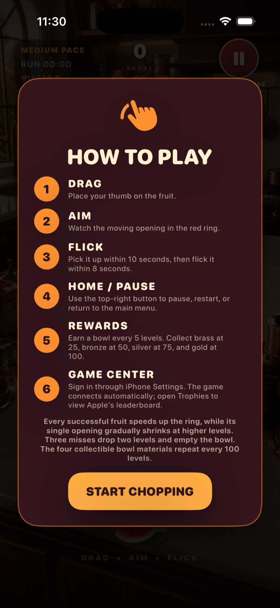 Flick and Feast instructions