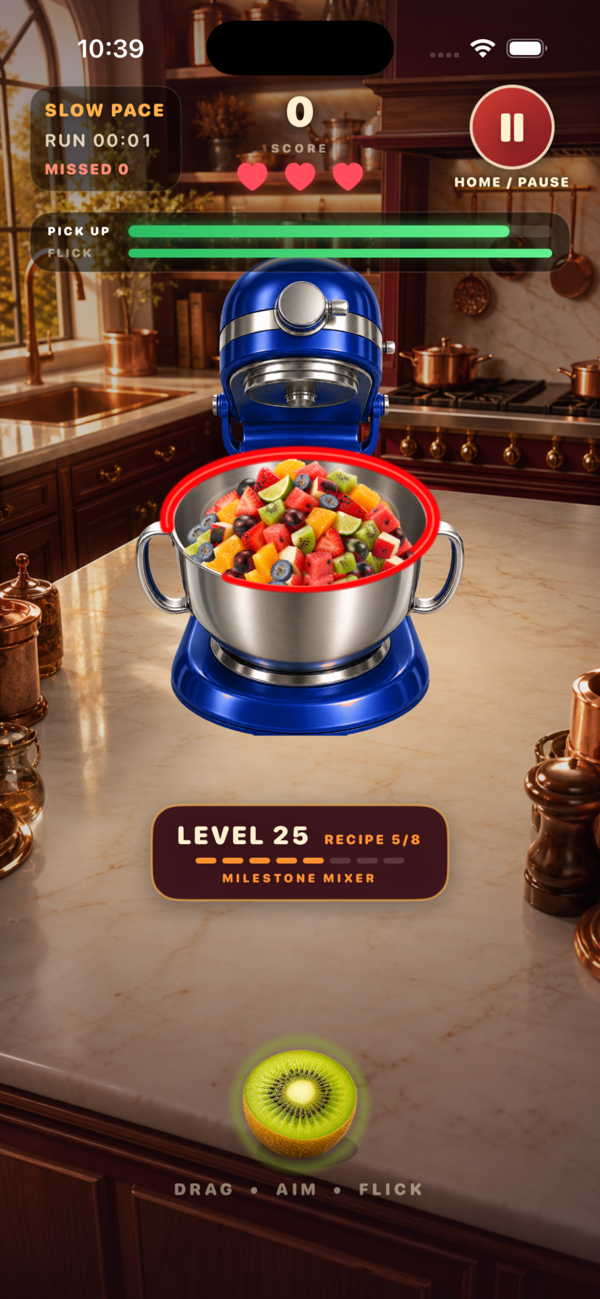 Flick and Feast milestone mixer